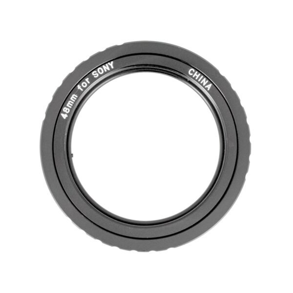 Anel T de Grande Campo Sky-Watcher (M48) para Sony – Compatível com Redutor 0,85x