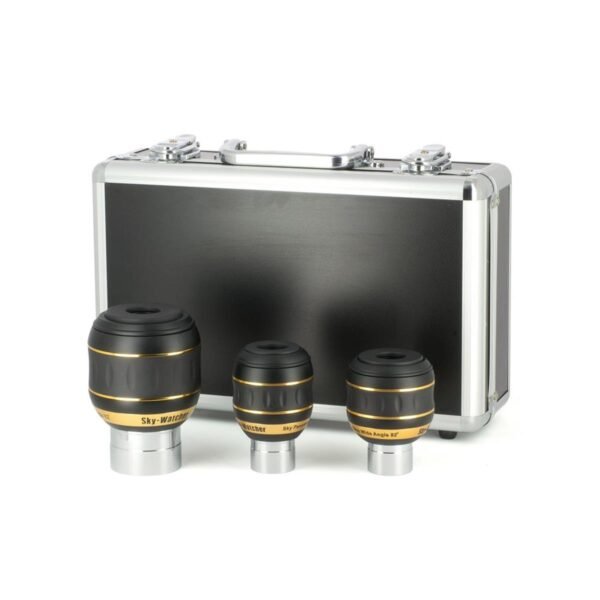 Conjunto de oculares Sky-Watcher UWA 82° (7 mm, 15 mm e 23 mm) com mala rígida