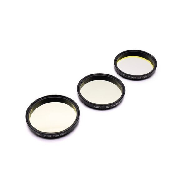 ZWO - Conjunto de filtros H-Alpha, S-II e O-III 7nm (50,8 mm)
