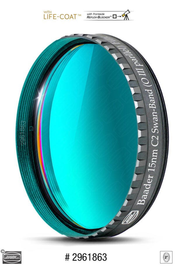 Baader - Filtro C2 Swan-Band 2" (15 nm) – paralelo ao O-III
