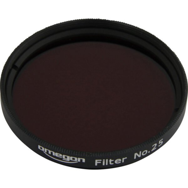 Omegon - Filtro colorido vermelho 2'' #25