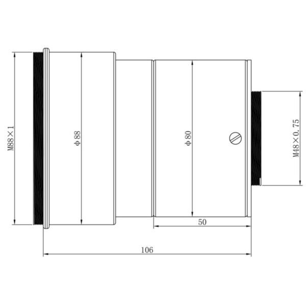 Omegon - Pro Reducer 0,74x para 140/910 Triplet APO - Image 2
