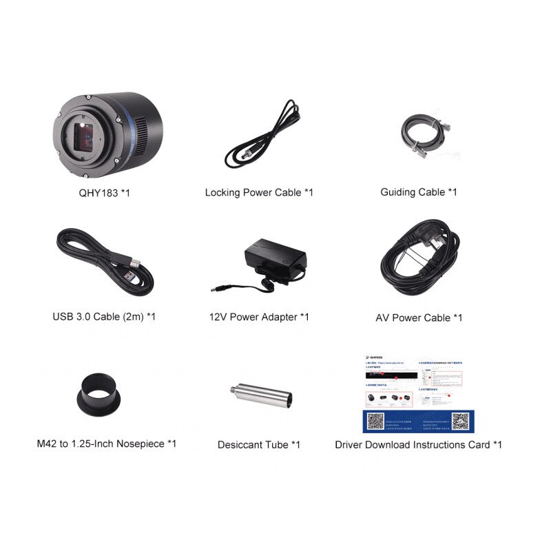 QHY - Câmera 183M Mono - Image 7