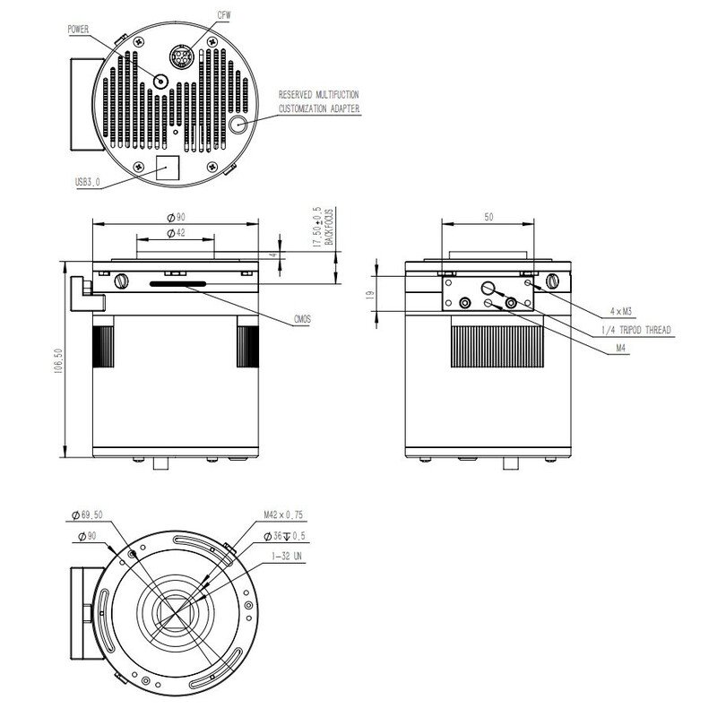 QHY - Câmera 533M Mono - Image 4