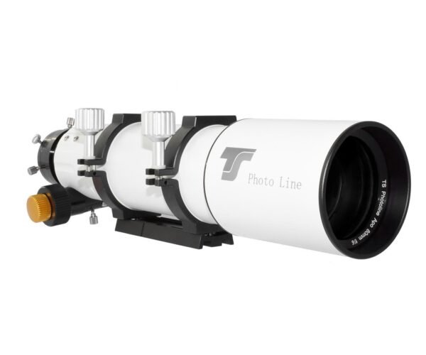 TS-Optics PHOTOLINE 80 mm f/6 FPL53 Triplet Apo – Focador RAP de 2,5" – com teste ótico (OTA)