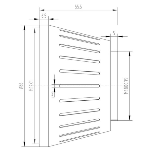 Omegon - Adaptador M82-M48 - Image 2