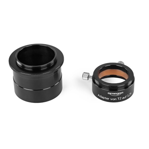 Omegon - Adaptadores T2 de 2'' com redutor de 1,25''
