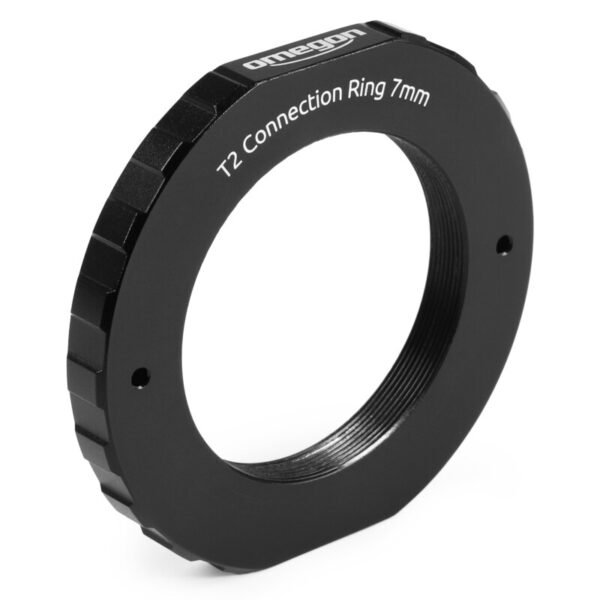 Omegon - Anel T2 de 7mm com conexão (fêmea/fêmea)