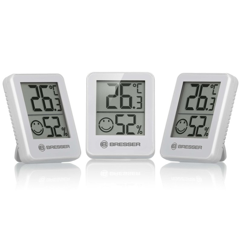 BRESSER - ClimaTrend Hygro Indicator 3-piece Set Thermo-Hygrometer