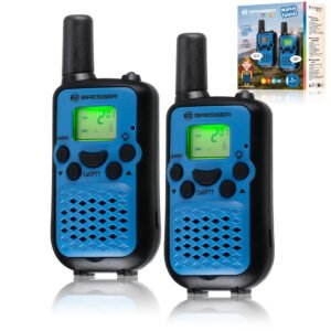 BRESSER Junior – Conjunto de 2 Walkie-Talkies com longo alcance até 6 km e função mãos-livres (Cópia)