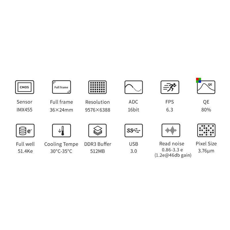 ZWO - Câmara refrigerada monocromática ASI6200MC - Image 3