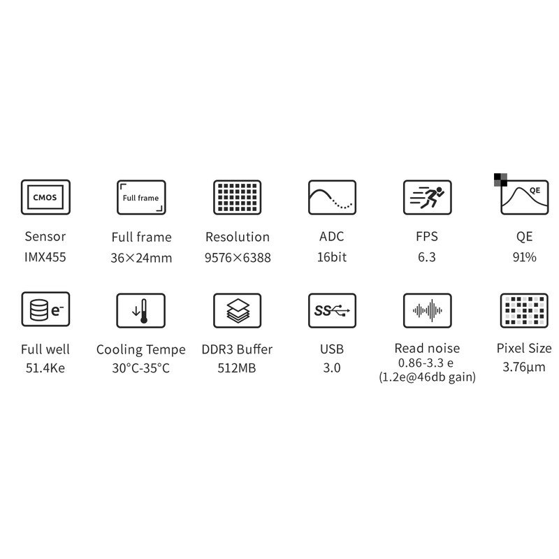 ZWO - Câmara refrigerada monocromática ASI6200MM - Image 4