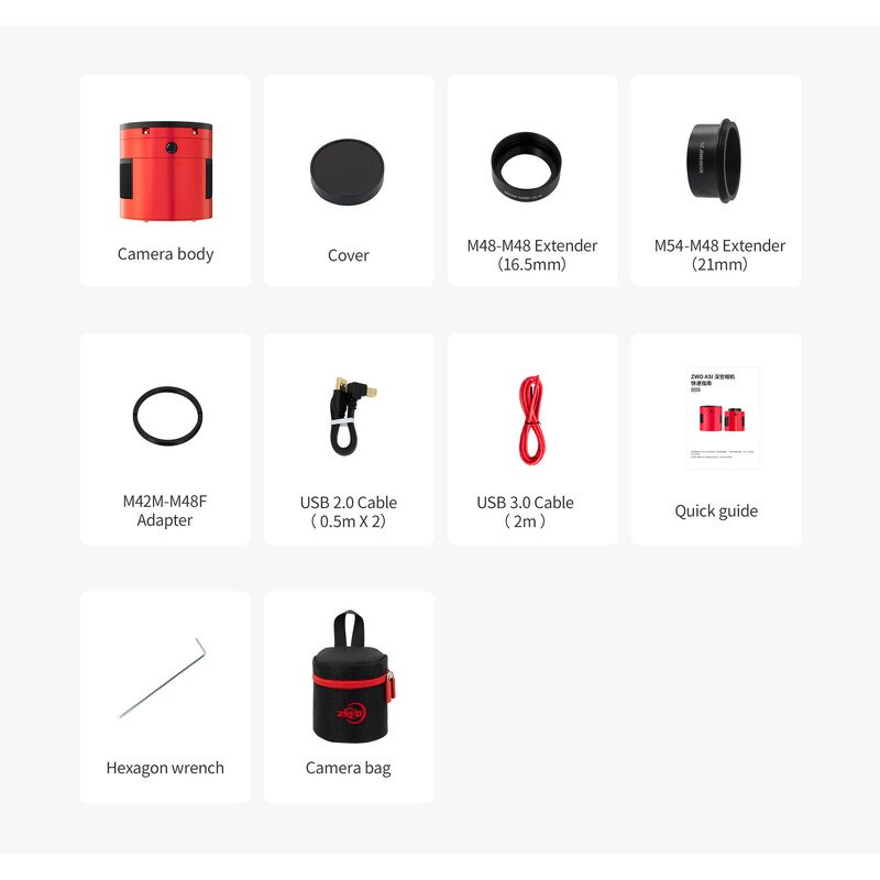 ZWO - Câmara refrigerada monocromática ASI6200MM - Image 5