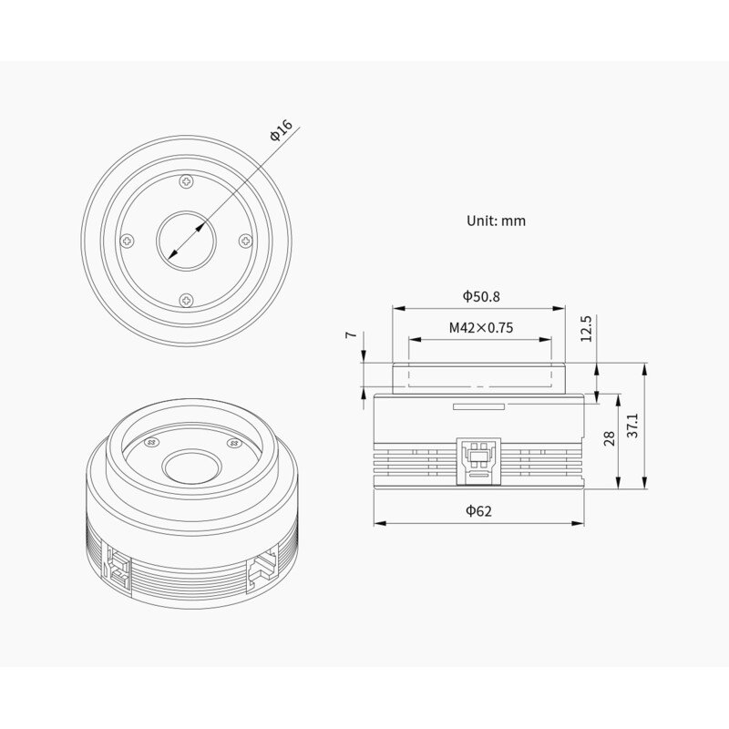 ZWO - Câmara monocromática ASI662MM - Image 5