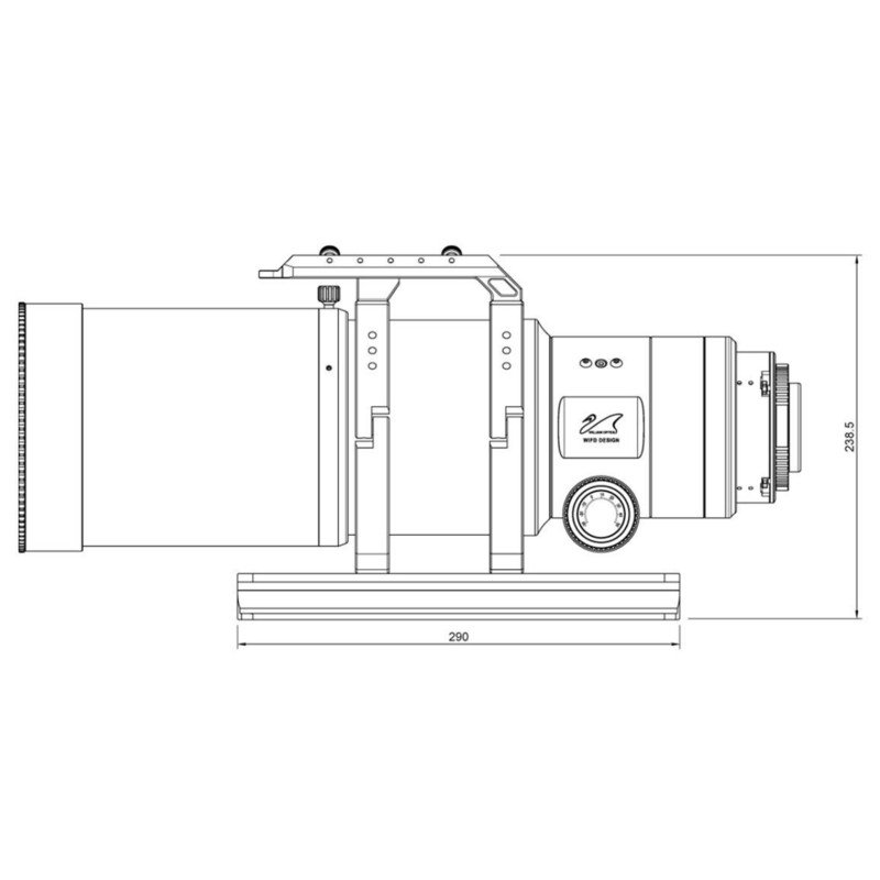 William Optics - Refrator apocromático AP 108/518 UltraCat WIFD - Image 4
